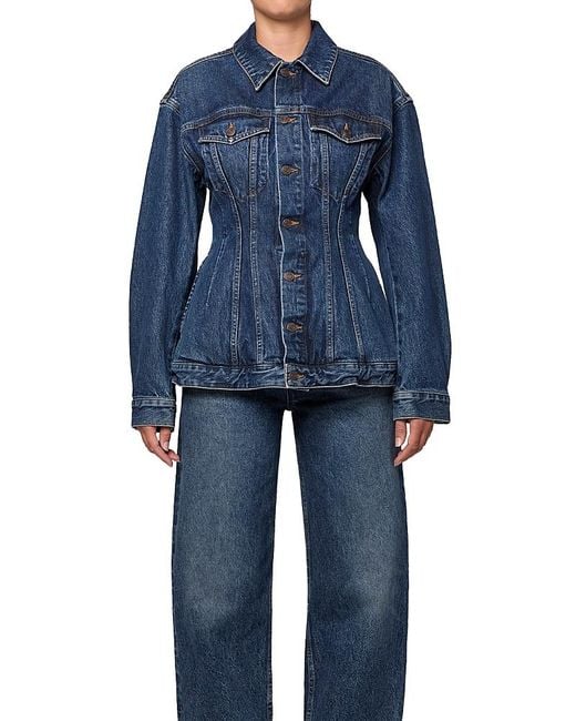 Agolde Blue Myra Denim Jacket