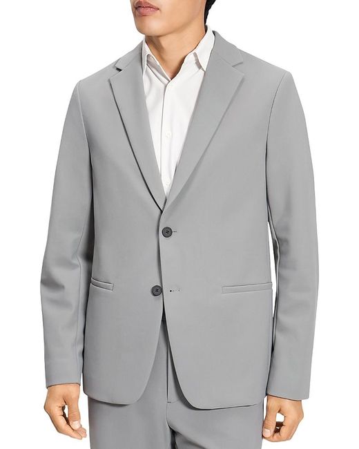 Theory Gray Clinton Precision Ponte Blazer for men