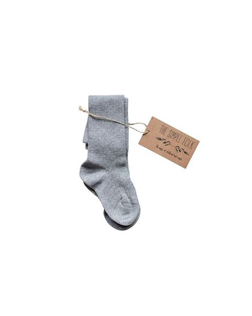 The Simple Folk White Ribbed Sock