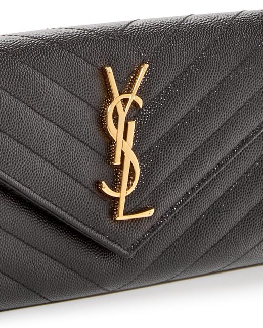 ysl monogram large flap wallet