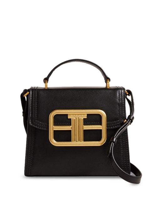 Ted Baker Tikina Bold Statet Top Handle Leather Bag in Black Lyst