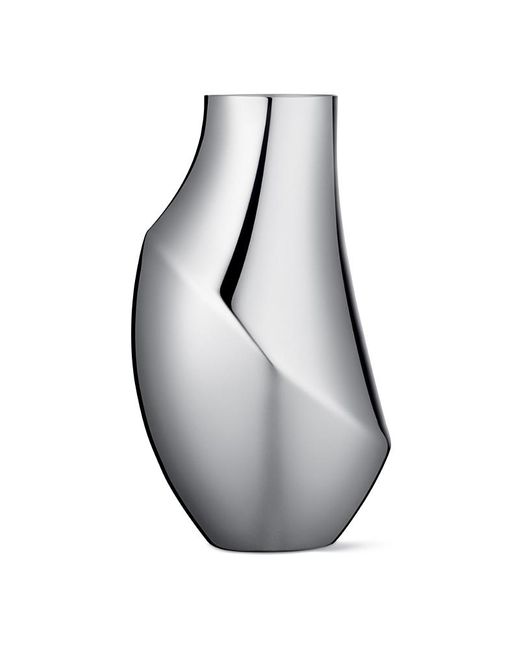 Georg Jensen Gray Flora Bud Vase, Medium