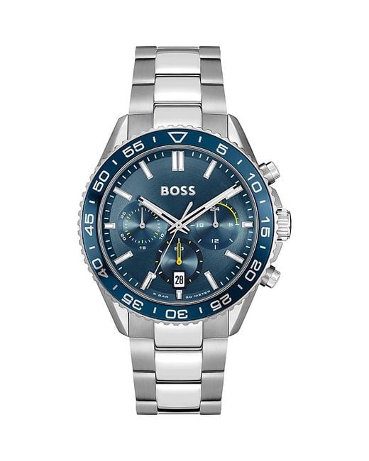 Boss Blue Runner Chronograph, 43Mm for men