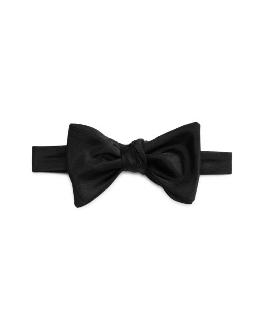 BOSS by HUGO BOSS Formal Silk Self Tied Bow Tie in Black for Men | Lyst