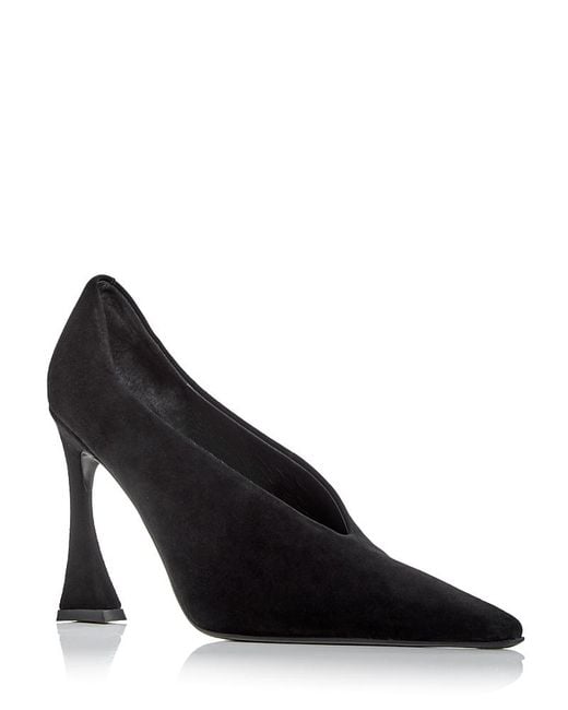 Jeffrey Campbell Black Hints Pointed Toe Pumps