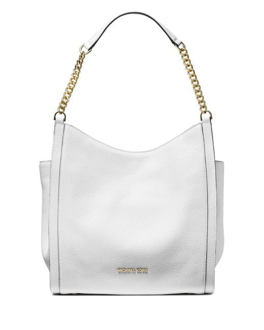 MICHAEL Michael Kors Leather Newbury Medium Chain Detailed Shoulder Bag