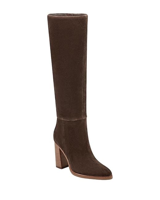 Marc Fisher Brown Lannie High Heel Boots