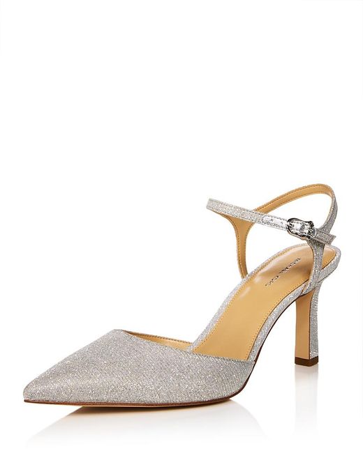 Michael Kors Natural Amara Mid Heel Pumps