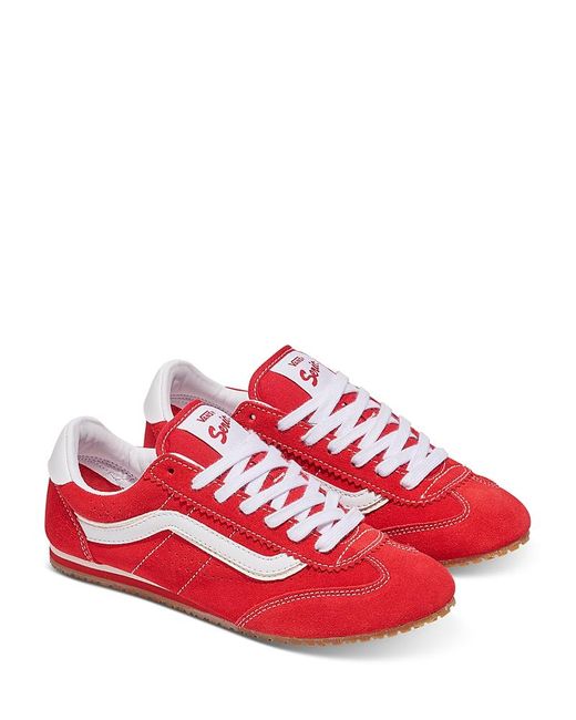 Vans Red Super Lowpro Sneakers