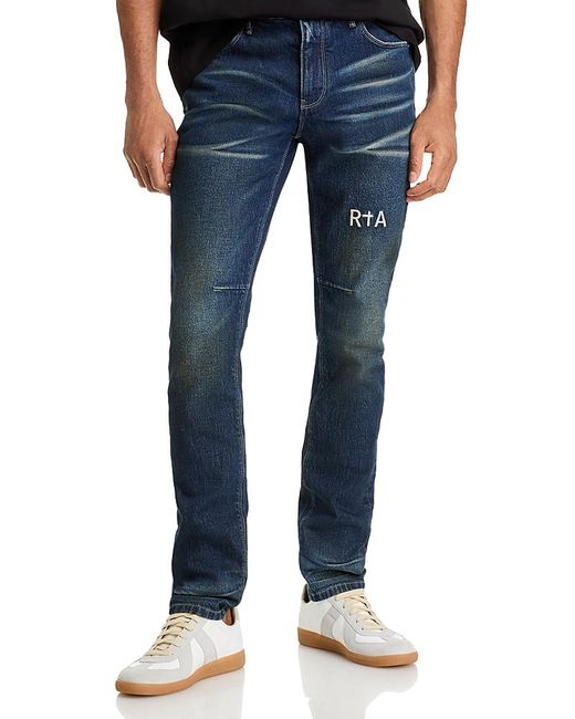 RTA Blue Skinny Fit Bryant Jeans for men