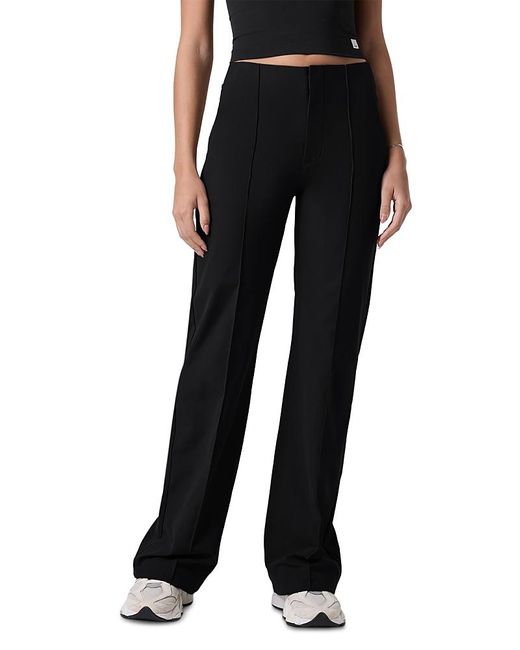 vuori Black Meta Wide Leg Pants