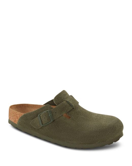 Birkenstock Boston Slip On Clogs in Green for Men Lyst