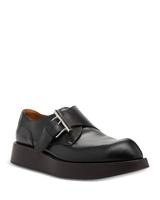 Alexander McQueen Black Alexander T Bar Creeper Shoe for men