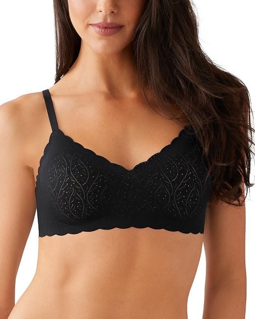 B.tempt'd Black B. Tempt'D By Wacoal B. Wow'D Lace Wire Free Bra