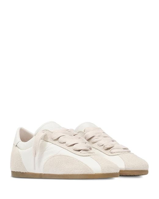 Represent White The Low Pro Leather Suede Sneaker for men