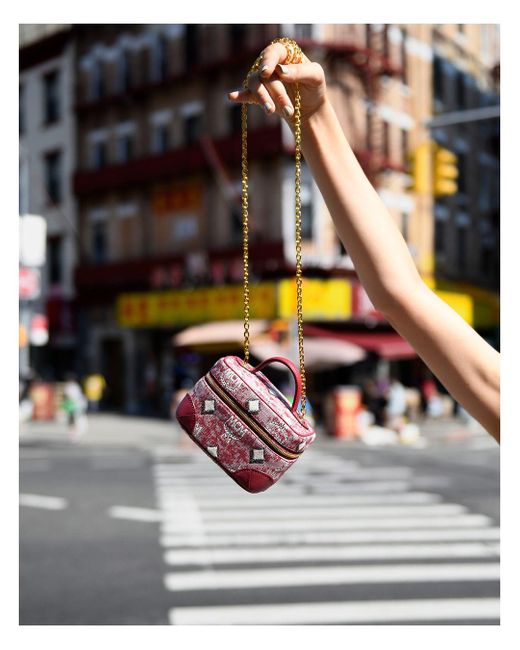 mcm silver crossbody