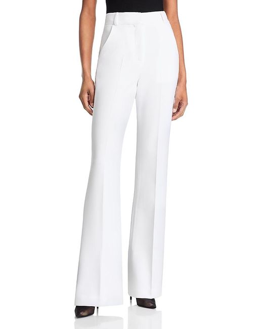 Sergio Hudson White Tuxedo Pants