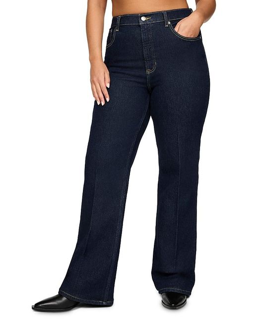 Spanx Blue Shape Authentic 360 High Rise Bootcut Jeans