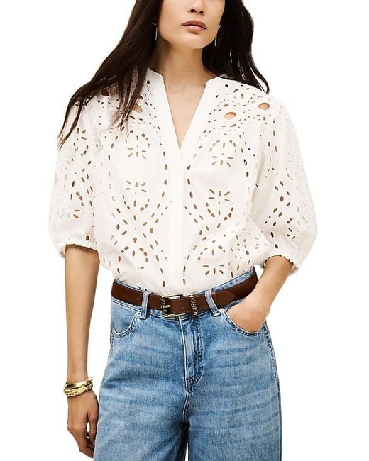 Ba&sh White Beatrice Blouse