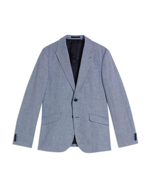 Ted Baker Scopej Puppytooth Slim Fit Jacket in Blue for Men | Lyst