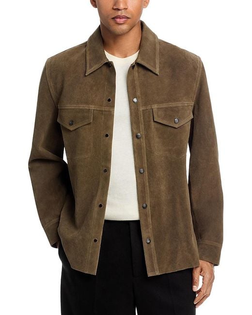 Jonathan Simkhai Brown Michael Standard Fit Utility Jacket for men