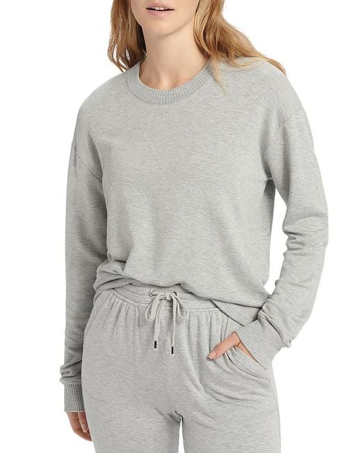 Splendid Gray Super Soft Crewneck Sweatshirt