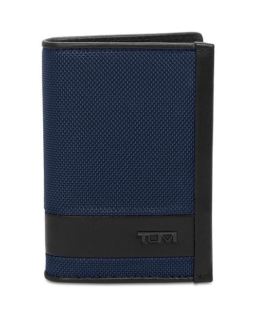 Tumi Blue Alpha Slg Multi Window Card Case for men