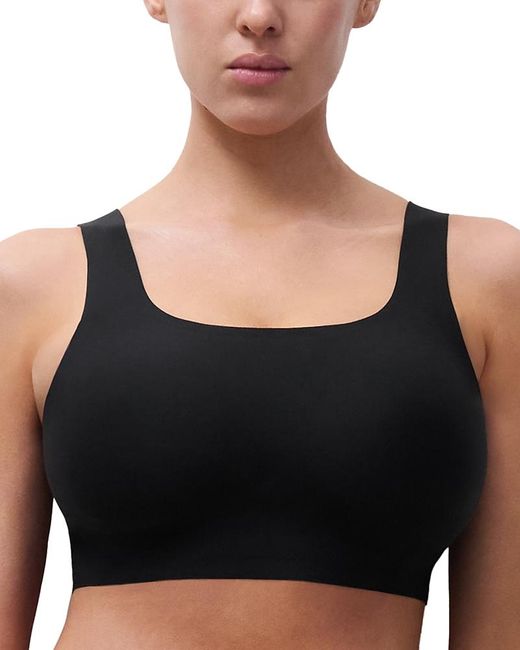 Chantelle Black Scoop Neck Bralette