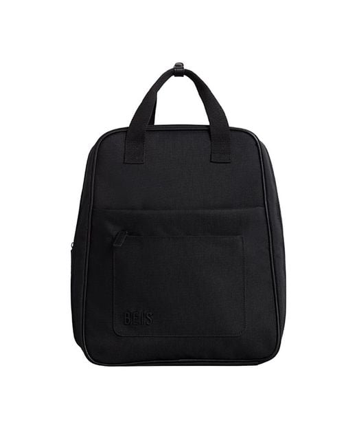 BEIS Black The Expandable Backpack