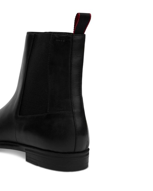 HUGO Boss Kyron Pull On Chelsea Boots in Black for Men | Lyst