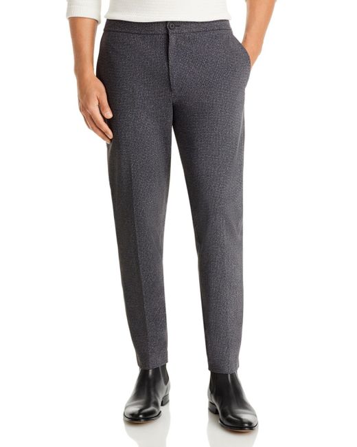 Theory Mayer Drawstring Precision Tweed Pants in Grey for Men | Lyst Canada