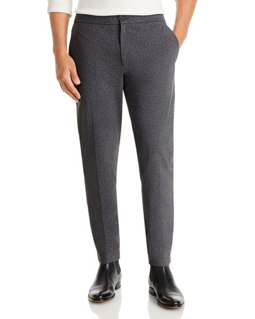 Theory Mayer Drawstring Precision Tweed Pants in Grey for Men Lyst Canada
