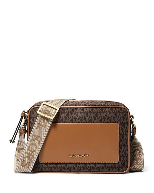 Michael Kors Brown Jet Set Large East West Crossbody