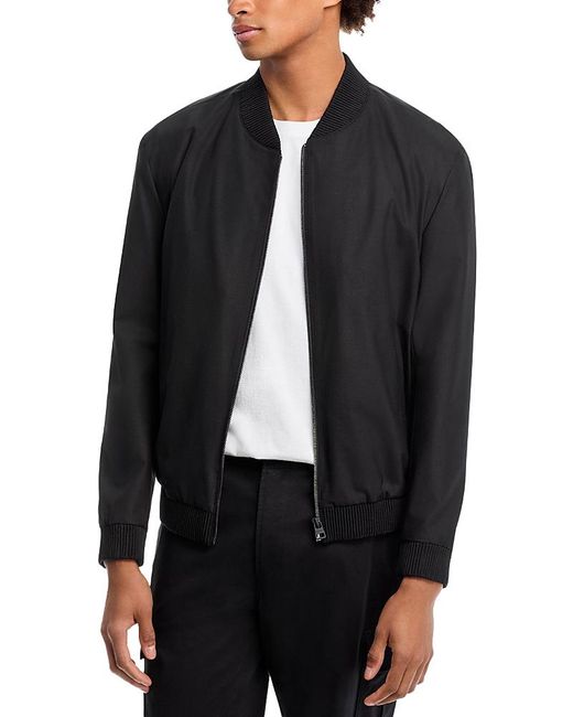 HUGO Black Performance Super-Flex Slim Fit Bomber Jacket for men