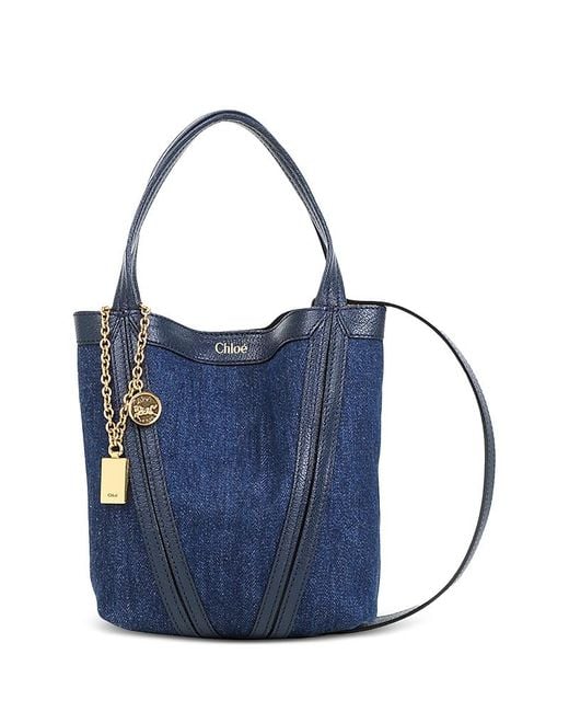 Chloé Blue Spin Small Tote Bag