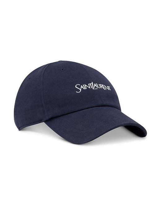 Saint Laurent Blue Cap for men