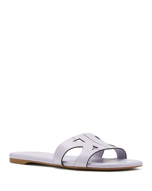 【Kate Spade】ダブル K スライド サンダル kate spade new york Double K Leather Footbed Slide Sandals