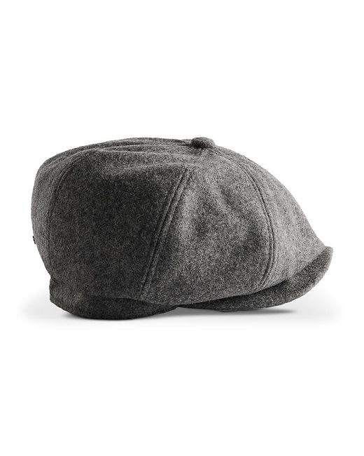 Ted Baker Gray Simmons Baker Boy Cap for men