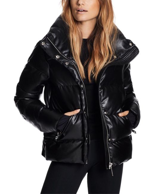 sam black puffer coat