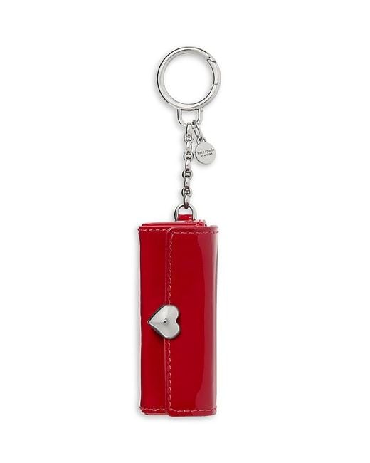 Kate Spade Red Charmed Patent Leather Lipstick Bag Charm