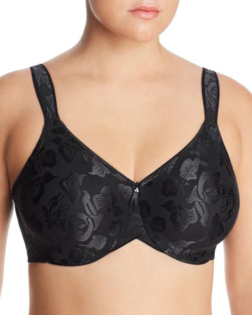 Lyst Wacoal Awareness Full Figure Underwire Bra in Black