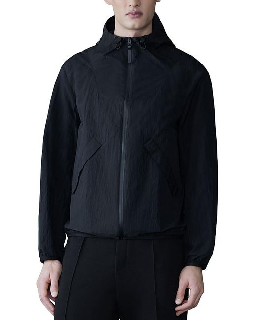 Mackage Blue Reid Packable Rain Jacket for men