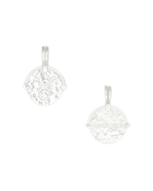 Deux Lions Jewelry White Zodiac Necklace