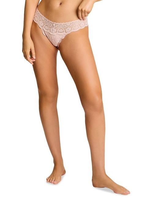 Commando White Tulip Lace Tanga