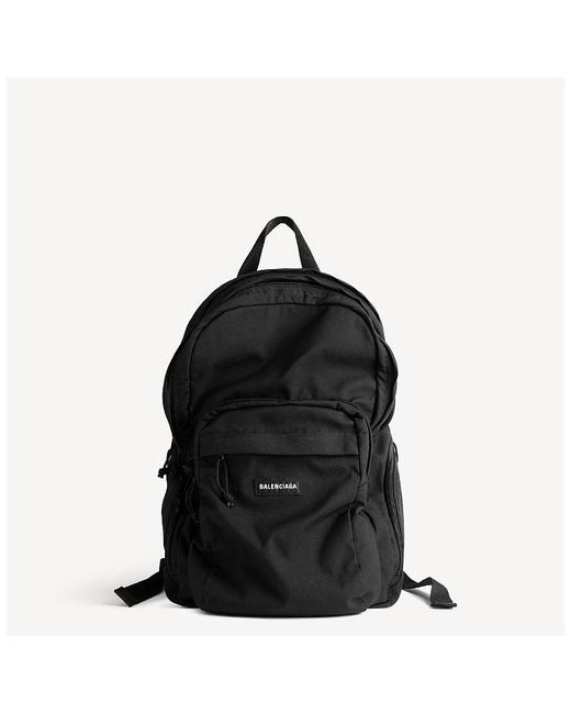 Balenciaga Black Explorer Multipocket Backpack