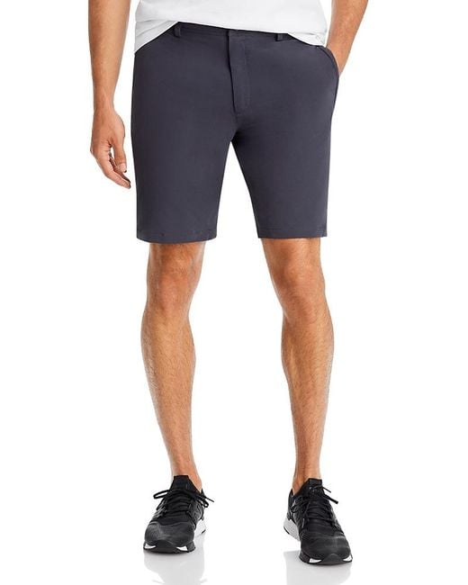 Mack Weldon Blue Radius Flex Shorts for men
