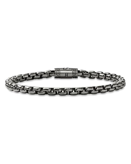 John Hardy White Dark Box Chain Bracelet for men