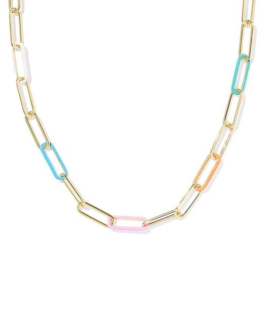 Kendra Scott Metallic Ainsley Convertible Chain Necklace, 20