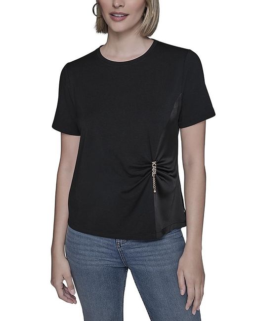 Karl Lagerfeld Black Combo Tee