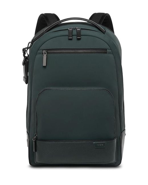 Tumi Green Harrison Warren Backpack for men
